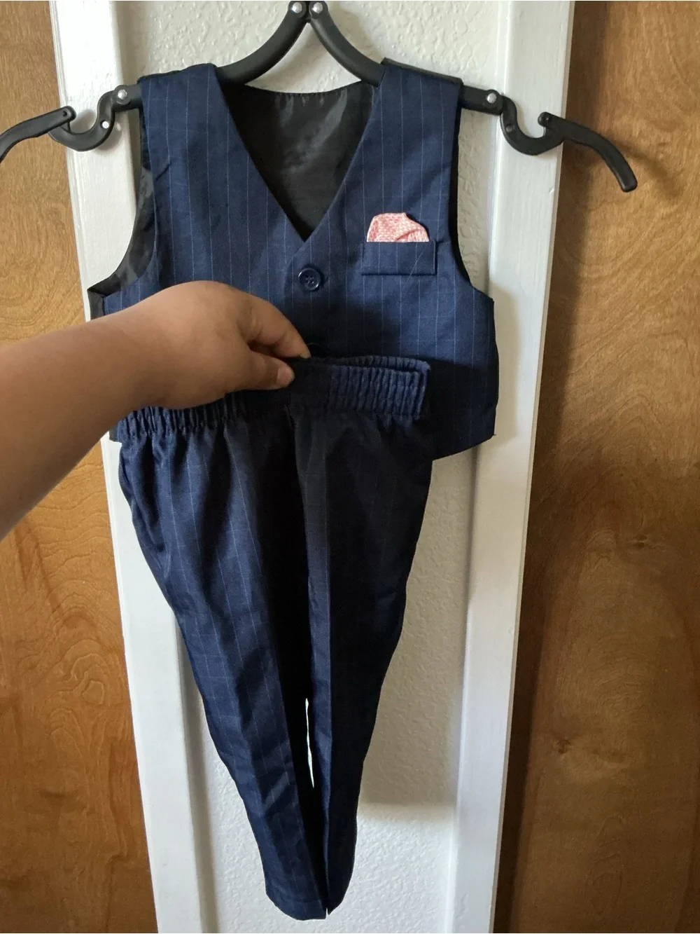 Vest Pants Sets for Toddler Baby Boy Excellent Used 12M Blue